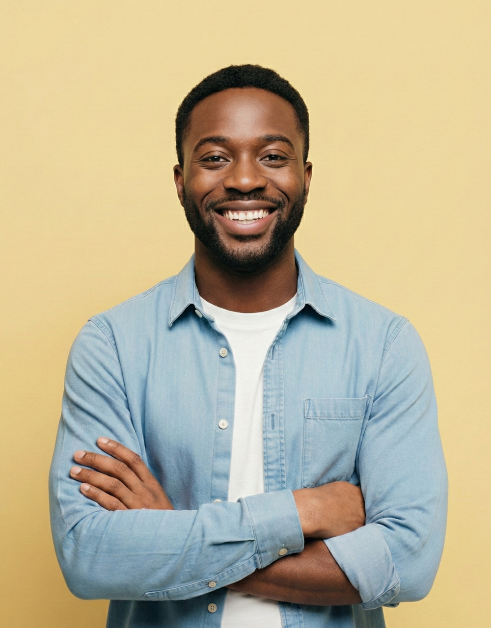 Smiling professional